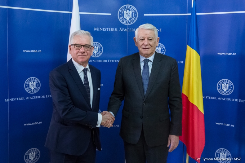 Czaputowicz: Polska i Rumunia podobnie patrzą na kwestie przyszłości Europy - GospodarkaMorska.pl