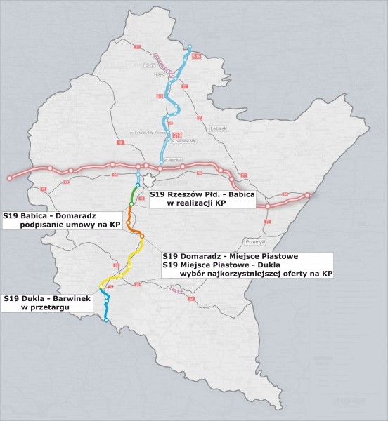 Podkarpackie: Wybrano oferty na wykonanie koncepcji programowej dwóch odcinków S19 - GospodarkaMorska.pl