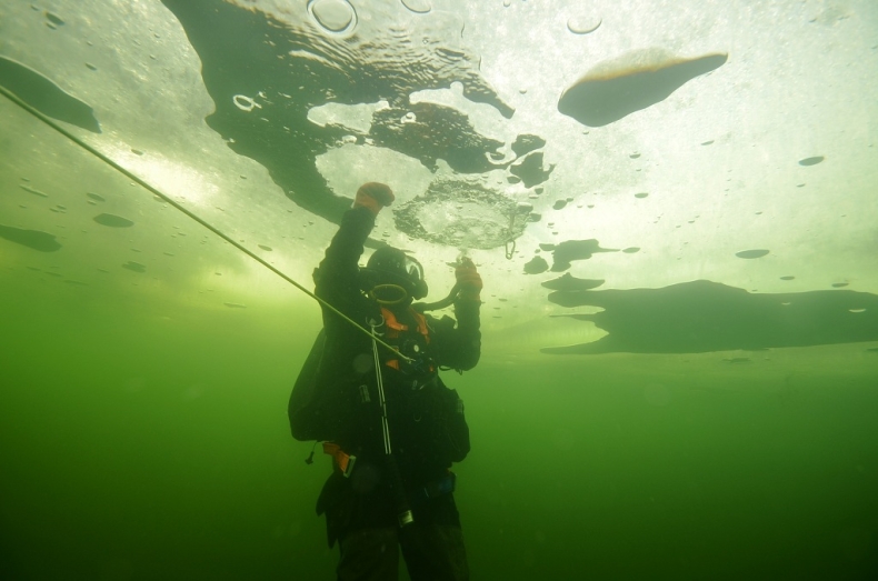 Zimowe szkolenie nurków Marynarki Wojennej (foto) - GospodarkaMorska.pl