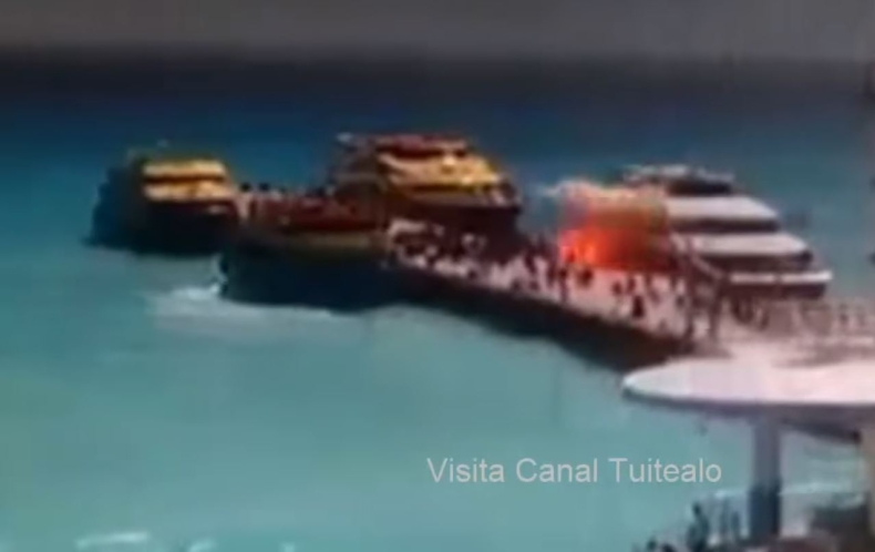 Wybuch na pokładzie promu. Dziesiątki rannych (wideo) - GospodarkaMorska.pl