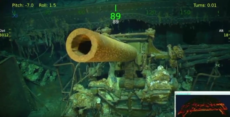 Odnaleziono wrak lotniskowca USS Lexington (wideo) - GospodarkaMorska.pl