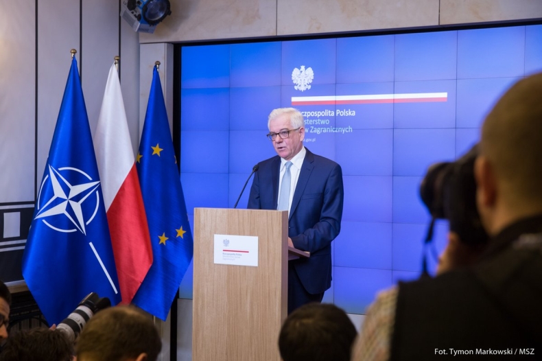 Szef MSZ: Polska podjęła decyzję o uznaniu za persona non grata czterech dyplomatów rosyjskich - GospodarkaMorska.pl