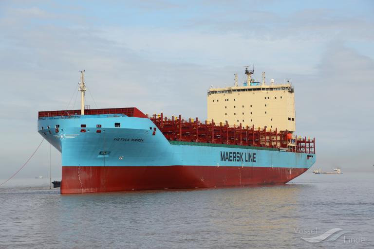 Vistula Maersk - pierwszy kontenerowiec z wysoką klasą lodową nowej generacji - GospodarkaMorska.pl