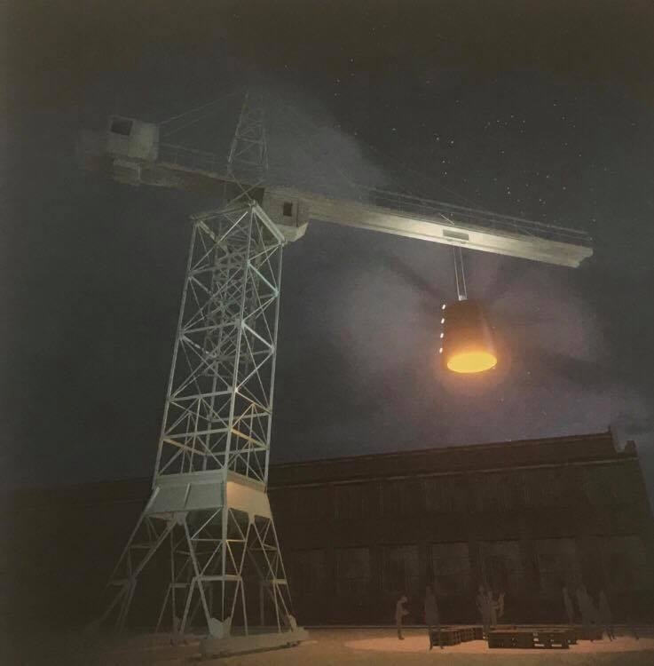 Wybrano pięć koncepcji na podświetlenie dźwigu. Czas na drugi etap konkursu - GospodarkaMorska.pl