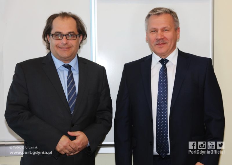 Minister Marek Gróbarczyk w Porcie Gdynia - GospodarkaMorska.pl