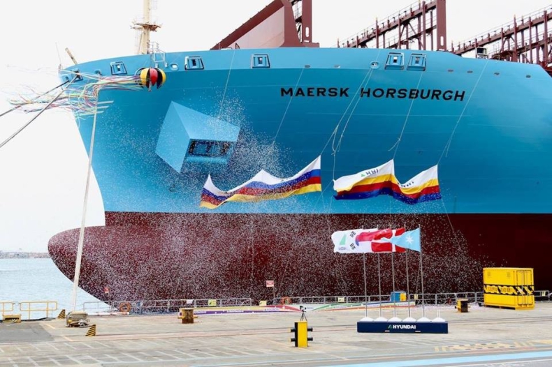 Maersk Line zamówił dwa duże kontenerowce w stoczni HHI - GospodarkaMorska.pl