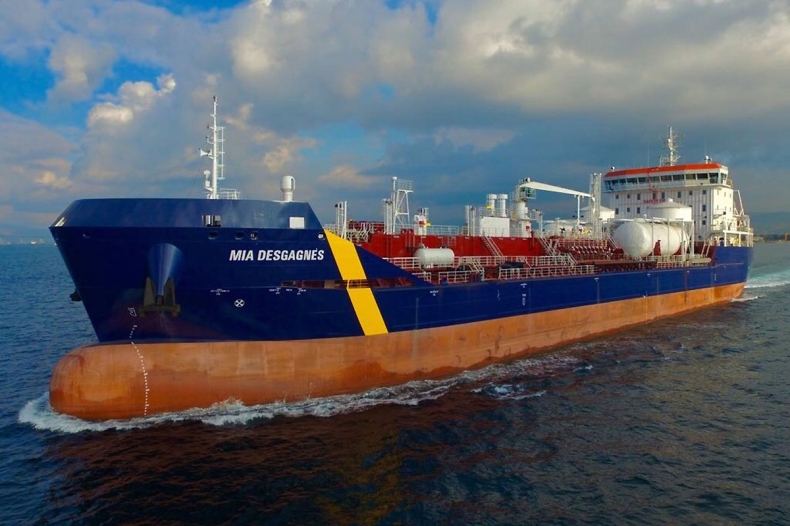 Pierwszy na świecie chemikaliowiec dual-fuel klasy polarnej - GospodarkaMorska.pl