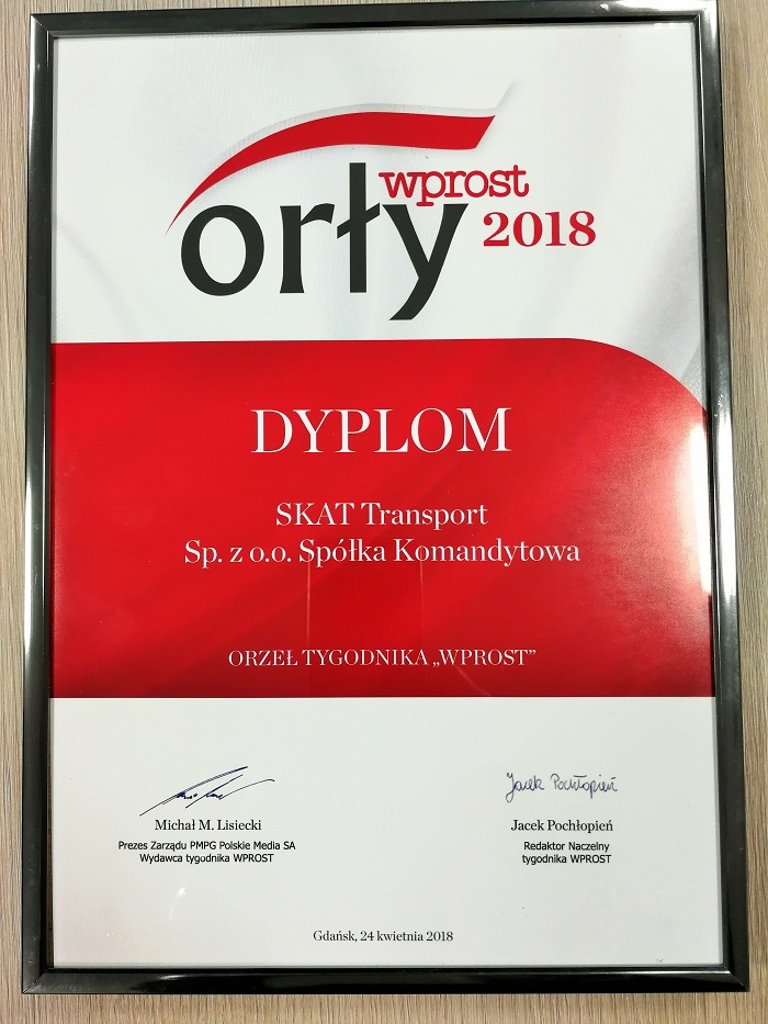Orły Wprost dla SKAT Transport - GospodarkaMorska.pl