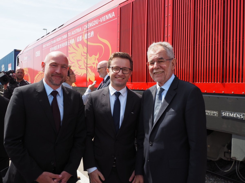 Austria: Do Wiednia dotarł pierwszy pociąg towarowy z Chin - GospodarkaMorska.pl