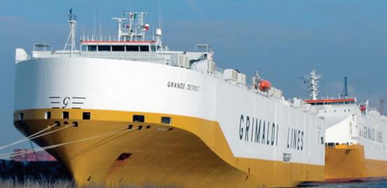 Grimaldi wyda 400 mln dolarów na sześć nowych statków ro-ro - GospodarkaMorska.pl