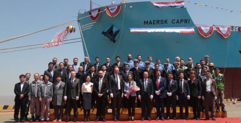 Samsung Heavy Industries przekazała tankowiec Maersk Capri armatorowi - GospodarkaMorska.pl