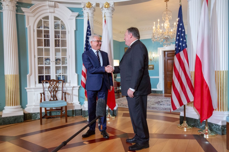 Szef MSZ Jacek Czaputowicz spotkał się z sekretarzem stanu USA - GospodarkaMorska.pl