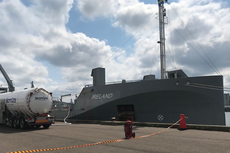 Pierwsze bunkrowanie LNG w porcie Malmo - GospodarkaMorska.pl