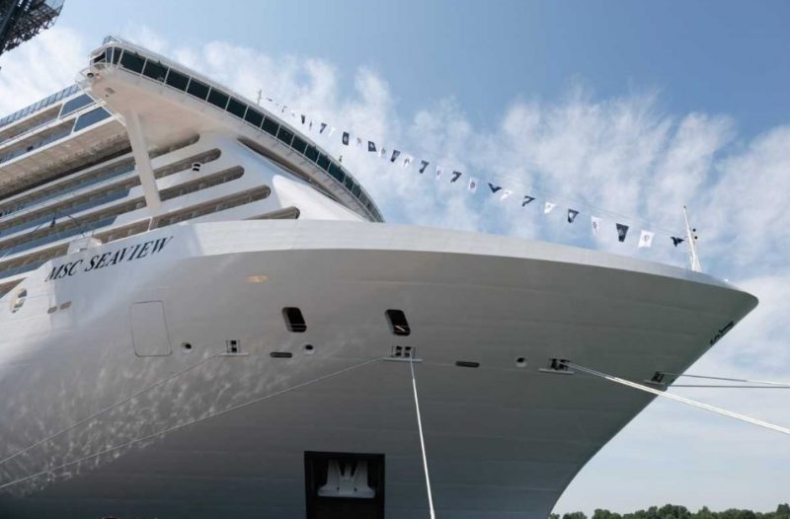 Fincantieri dostarczyła wycieczkowiec MSC Seaview dla MSC Cruises - GospodarkaMorska.pl