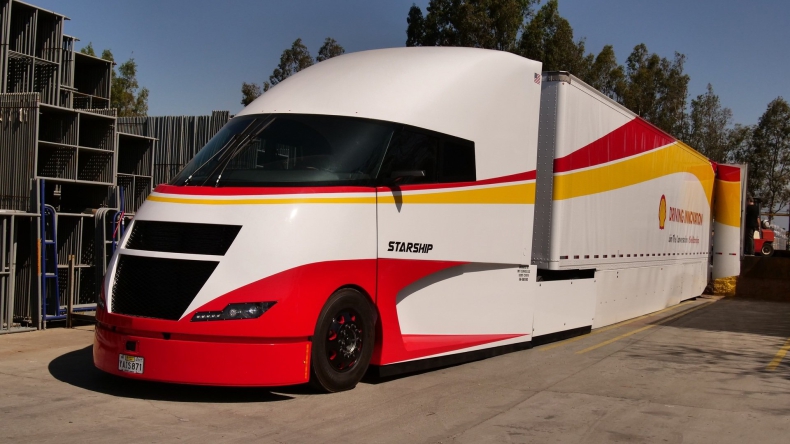 Starship – futurystyczna ciężarówka umożliwia zwiększenie efektywności przewozu jednostki ładunku o 248% - GospodarkaMorska.pl