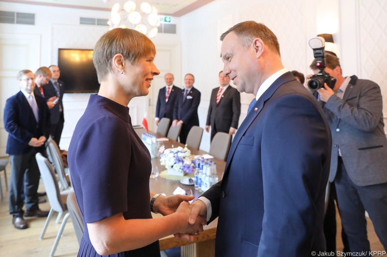Estonia: Prezydent Duda spotkał się w Tartu z prezydent Kaljulaid - GospodarkaMorska.pl