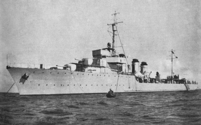 90 lat temu zwodowano pierwszy wielki okręt małej floty – ORP Wicher - GospodarkaMorska.pl