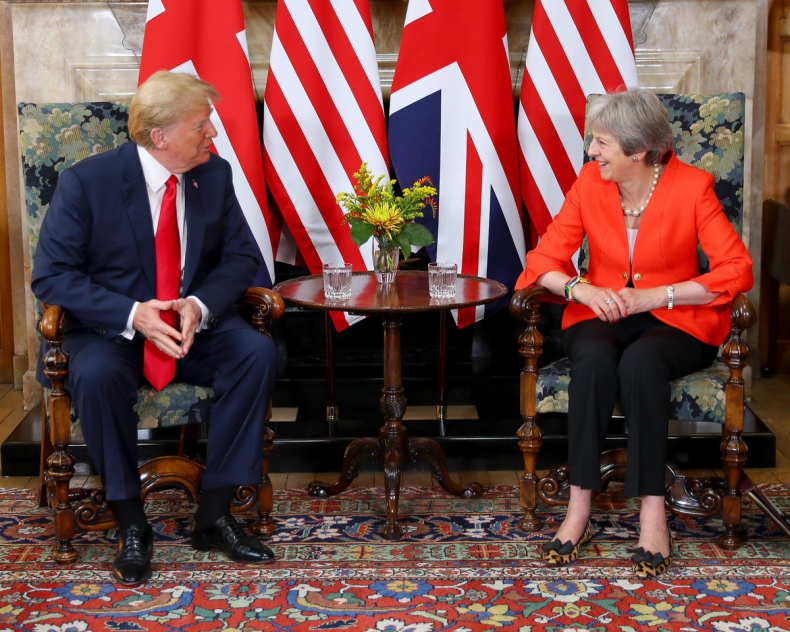 W.Brytania: May i Trump chwalą relacje i zapowiadają umowę handlową - GospodarkaMorska.pl