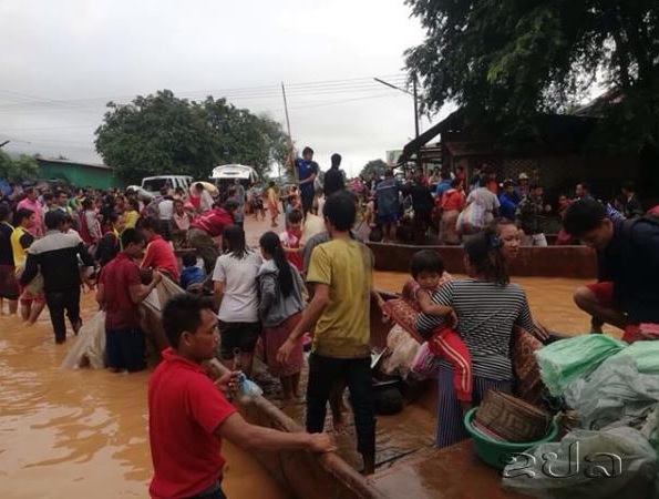 Laos: Trwa akcja ratunkowa po zawaleniu się tamy hydroelektrowni - GospodarkaMorska.pl