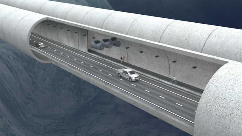 Norwegowie chcą zbudować pływający podwodny tunel (wizualizacje) - GospodarkaMorska.pl
