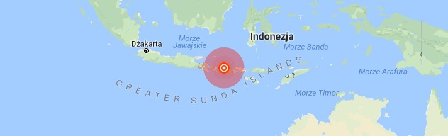 Indonezja: Trzęsienie ziemi u północnych wybrzeży wyspy Lombok - GospodarkaMorska.pl