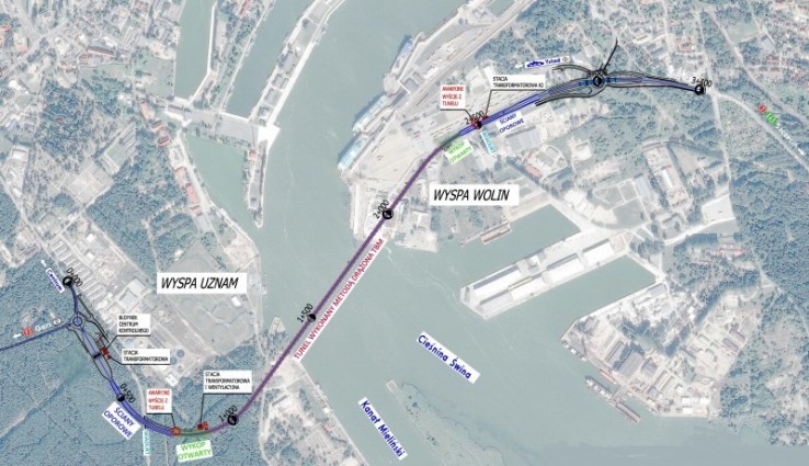 Świnoujście: Konsorcjum PORR chce wybudować tunel pod Świną - GospodarkaMorska.pl