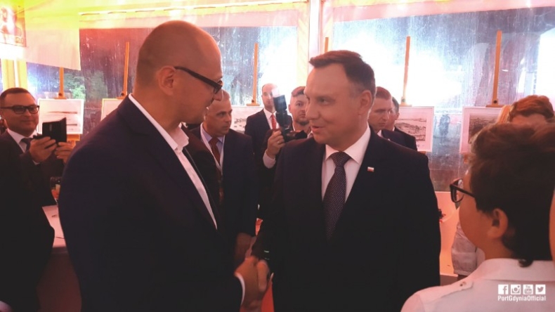 O Porcie Zewnętrznym z prezydentem RP - GospodarkaMorska.pl