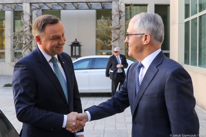 Duda w Australii: liczymy na dobre rozmowy ws. bezpieczeństwa i obronności - GospodarkaMorska.pl