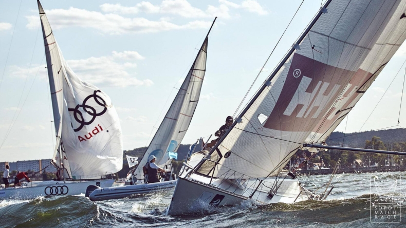 Sopot Match Race: Karol Jabłoński liderem z kompletem zwycięstw - GospodarkaMorska.pl