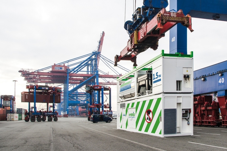 Ekologiczne zasilanie dla kontenerowców (wideo) - GospodarkaMorska.pl