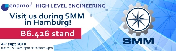 Nowoczesne systemy morskie Enamor na SMM w Hamburgu - GospodarkaMorska.pl