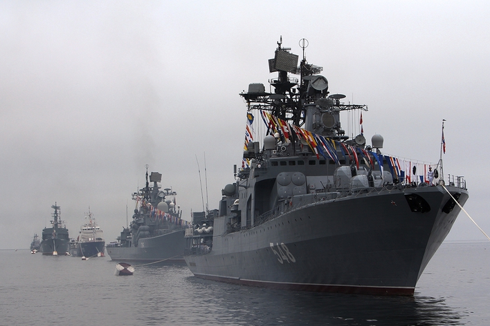 Media: siły morskie Rosji koło Syrii najliczniejsze od początku operacji - GospodarkaMorska.pl