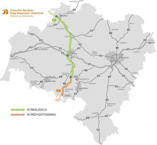 Dolnośląskie: Przetarg na budowę trasy S3 na odcinku Bolków-Lubawka rozstrzygnięty - GospodarkaMorska.pl
