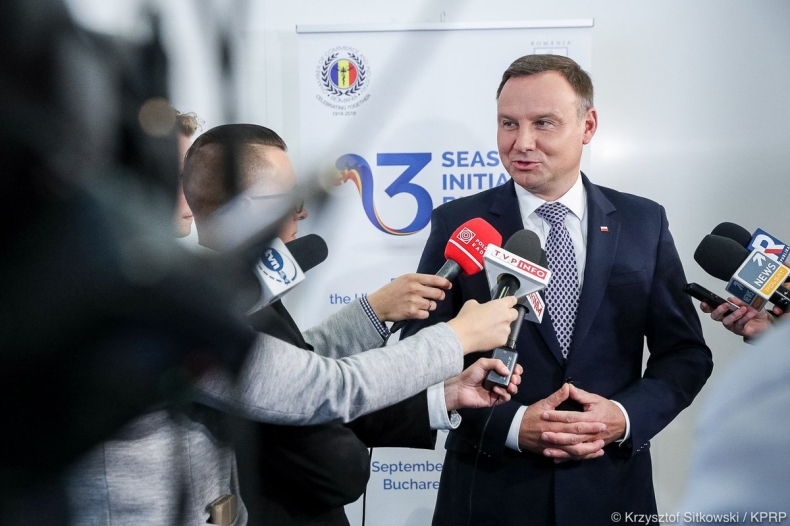 Prezydent: Rozmowy z Trumpem o Trójmorzu, bezpieczeństwie militarnym i energetycznym - GospodarkaMorska.pl