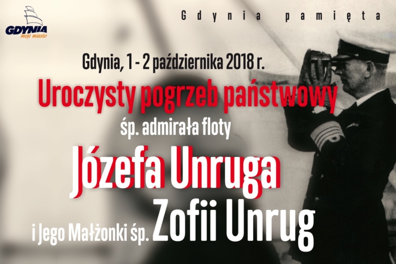 Pogrzeb państwowy wiceadmirała Józefa Unruga - GospodarkaMorska.pl