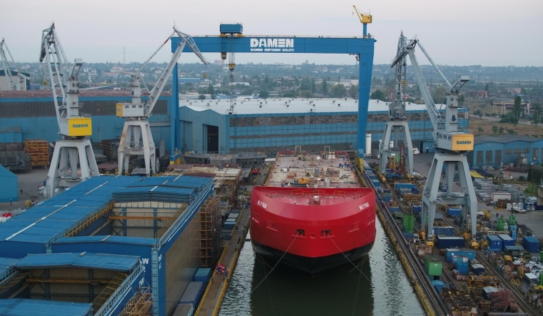 Damen wydokowała nowoczesny lodołamacz dla Australijczyków - GospodarkaMorska.pl