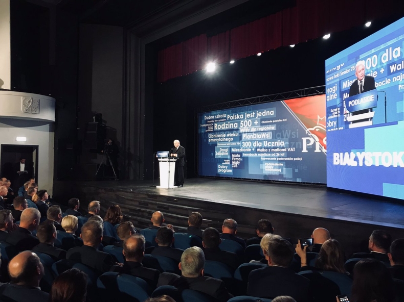 Podlaskie/ Kaczyński: Rail i Via Baltica, Via Carpatia wśród pomysłów wyborczych dla regionu - GospodarkaMorska.pl