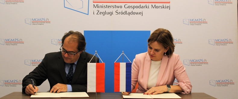 Spotkanie ministra Gróbarczyka z holenderską minister infrastruktury i zasobów wodnych - GospodarkaMorska.pl