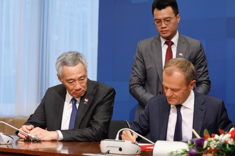 UE podpisała umowę o wolnym handlu z Singapurem - GospodarkaMorska.pl