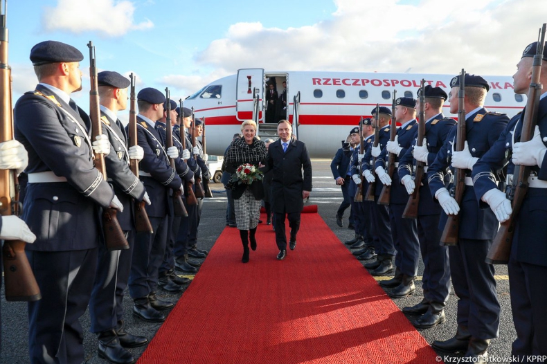 Para prezydencka przyleciała do Berlina - GospodarkaMorska.pl