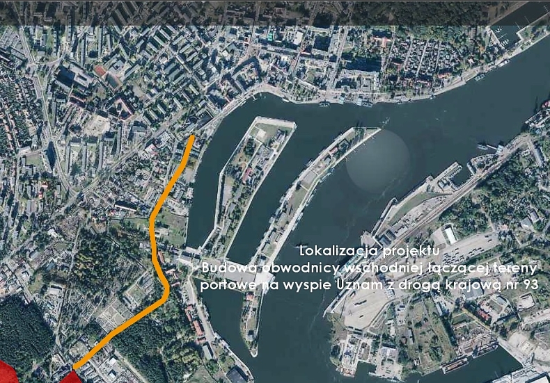 Nowa obwodnica połączy przeprawę promową w Świnoujściu z centrum miasta - GospodarkaMorska.pl