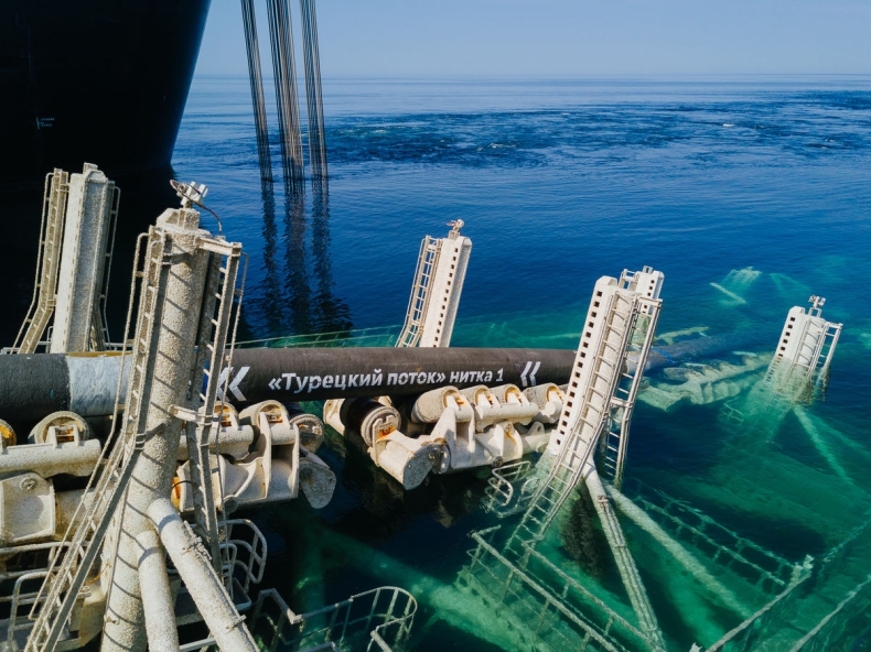 Podmorska część gazociągu TurkStream gotowa w 95 procentach - GospodarkaMorska.pl