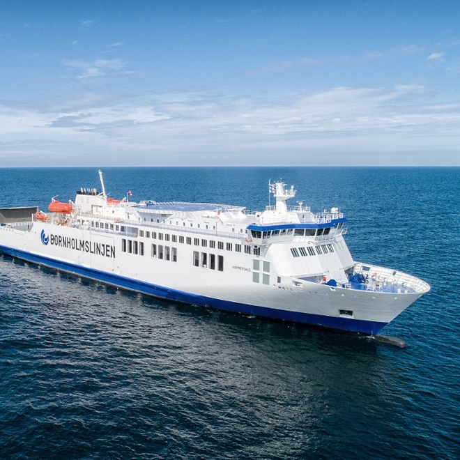 Ruch towarowy na Bornholm szybko rośnie - GospodarkaMorska.pl