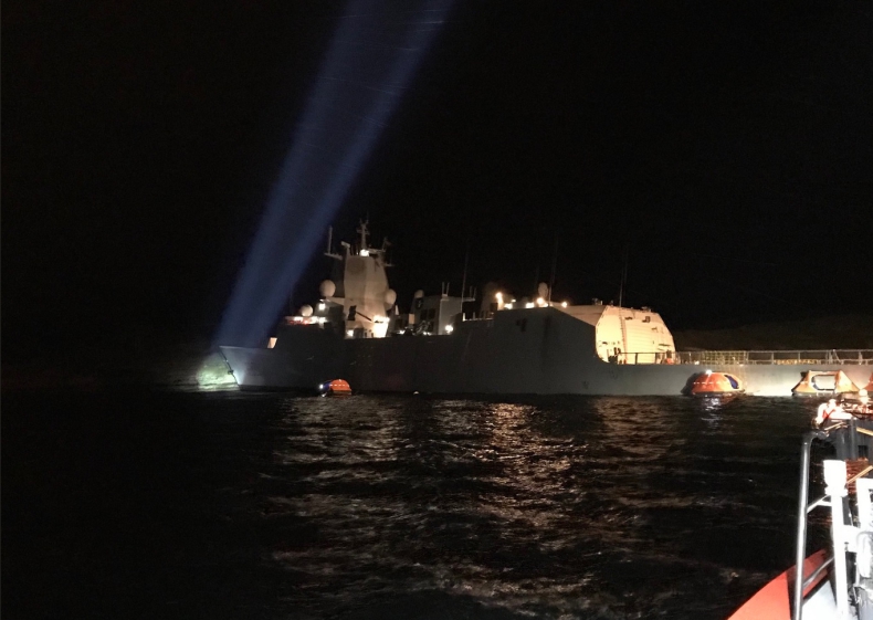 Siedmiu rannych po zderzeniu tankowca i fregaty u wybrzeży Norwegii - GospodarkaMorska.pl