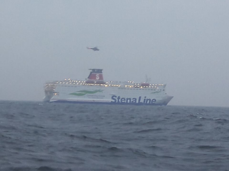 Akcja ratownicza na promie Stena Spirit - GospodarkaMorska.pl
