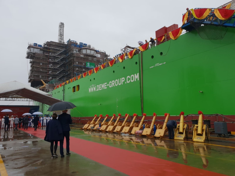 Zwodowano Oriona, nowoczesny statek instalacyjny offshore nowej generacji - GospodarkaMorska.pl