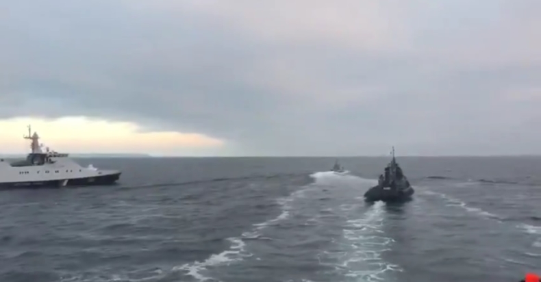 Ukraińskie okręty znajdują się w porcie w Kerczu, ranni ukraińscy marynarze są w szpitalu - GospodarkaMorska.pl