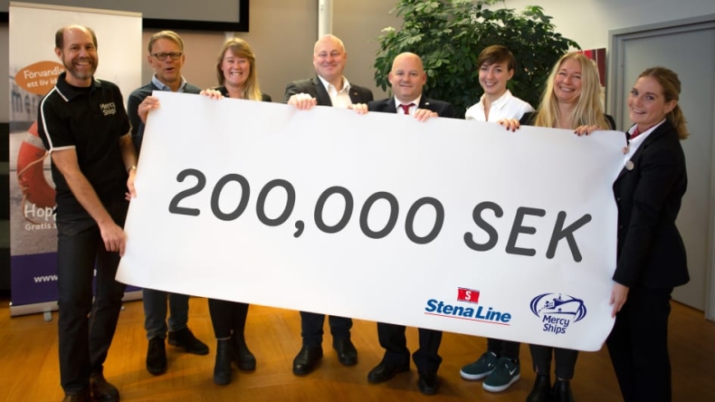 Stena Line podsumowuje efekty listopadowej akcji dobroczynnej na pokładach promów - GospodarkaMorska.pl