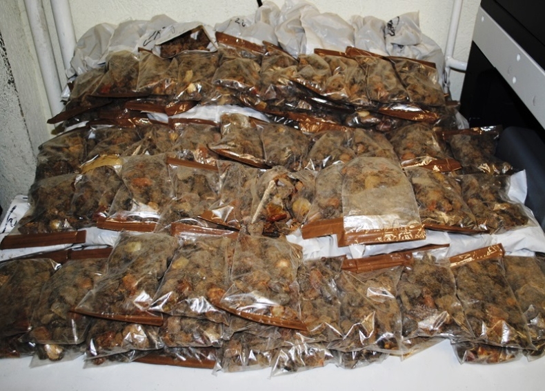 Udaremniono przemyt 43 kg bursztynu - GospodarkaMorska.pl