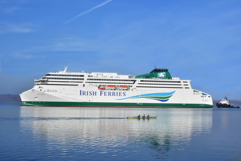 Prom W.B. Yeats przekazany w końcu do Irish Ferries. Już wkrótce na trasie - GospodarkaMorska.pl